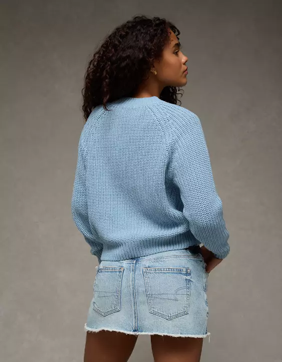 AE Crew Neck Raglan Sweater - Image 2