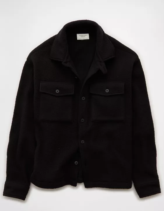 AE Sherpa Fleece Shacket - Image 3