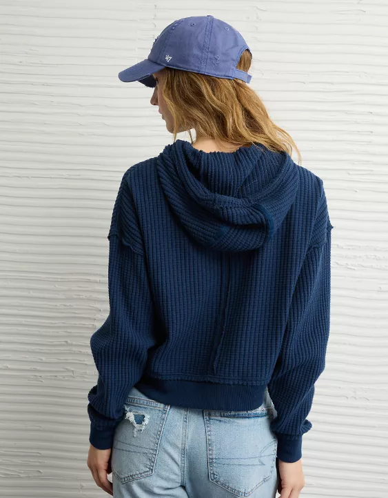 AE Waffle Fleece Hoodie - Image 2