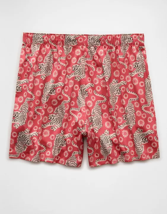AEO Men's Valentine's Day Satin Pocket Boxer Short - Image 4