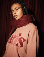 AE Velvet Graphic Crew Neck Sweatshirt