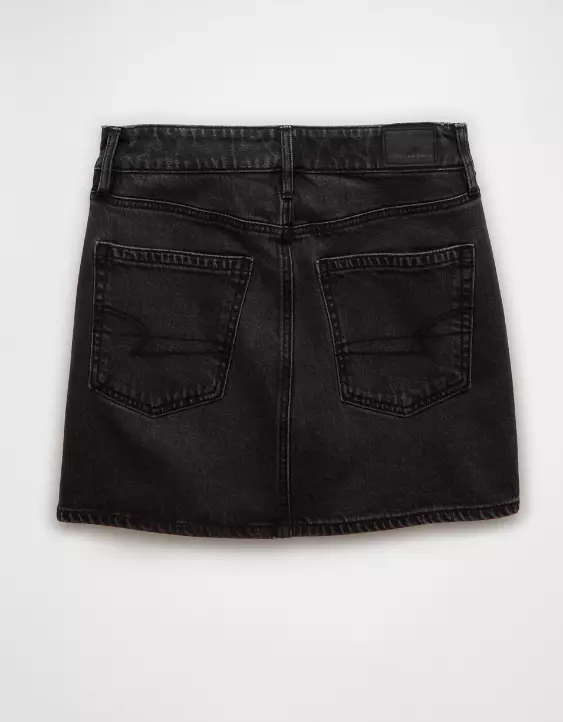 AE Stretch High-Waisted Perfect Denim Mini Skirt - Image 4
