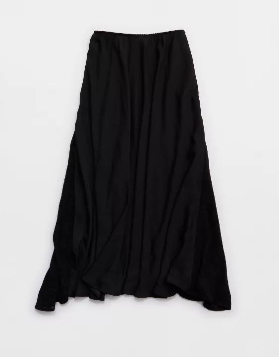 Aerie Satin Maxi Skirt - Image 3