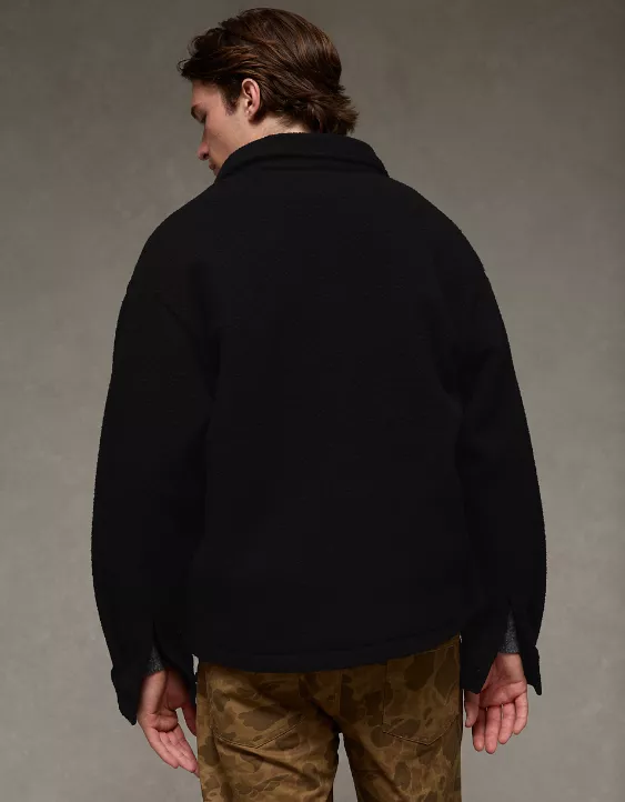 AE Sherpa Fleece Shacket - Image 2