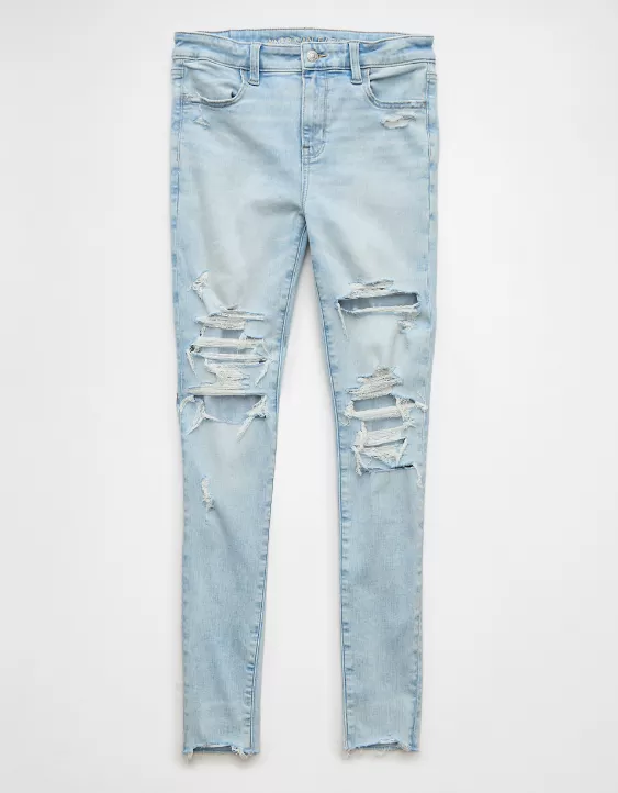 AE Next Level High-Waisted Ripped Jegging - Image 3