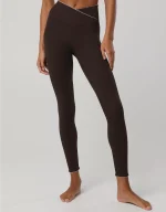 OFFLINE By Aerie Real Me XTRA Ribbed Picot Trim Crossover Legging