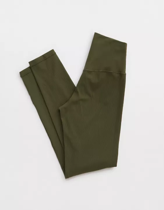OFFLINE By Aerie Real Me XTRA High Waisted Ribbed Legging - Image 5