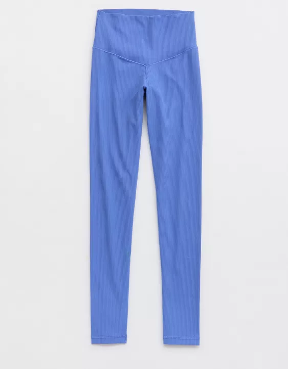 OFFLINE By Aerie Real Me XTRA High Waisted Ribbed Legging - Image 3