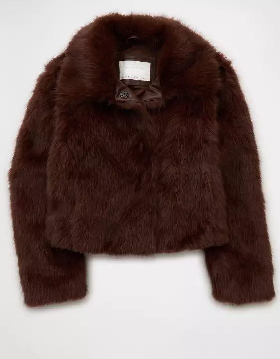 AE Faux Fur Coat - Image 4