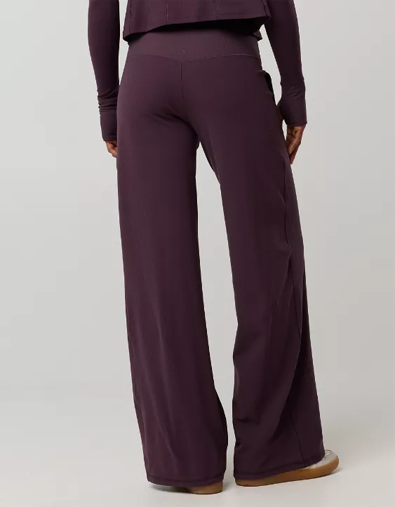 OFFLINE By Aerie Real Me XTRA Ribbed High Waisted Trouser - Image 3