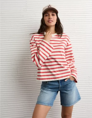 AE Striped Long Sleeve T-Shirt