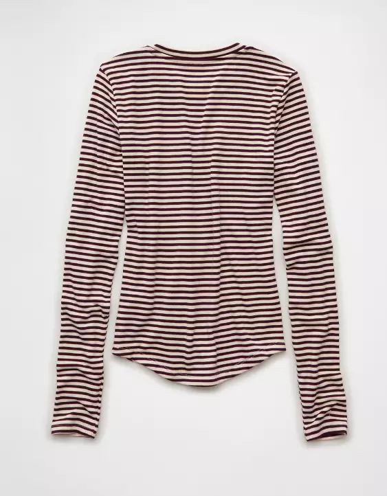 AE Long Sleeve Cozy Crew Neck T-Shirt - Image 4