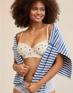 Show Off Vintage Lace Lightly Lined Balconette Bra