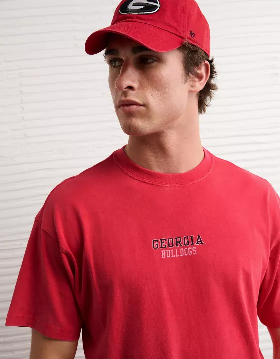 AE Boxy Georgia Bulldogs Graphic T-Shirt - Image 7