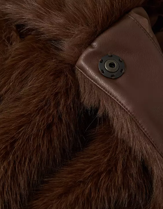 AE Faux Fur Coat - Image 7