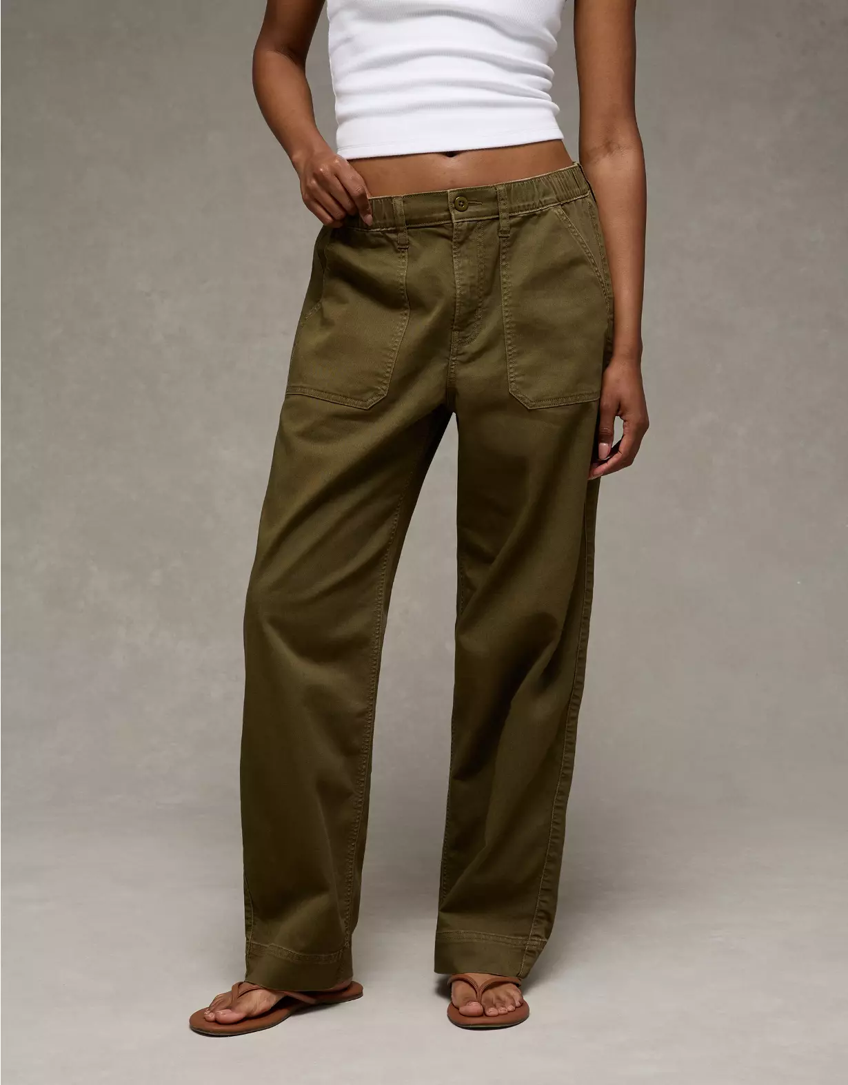 AE Stretch Low-Rise Baggy Utility Pant