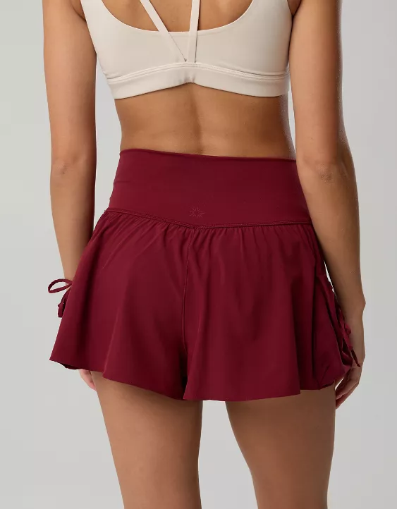 OFFLINE By Aerie Real Me Ruched Pocket Flowy Short - Image 2