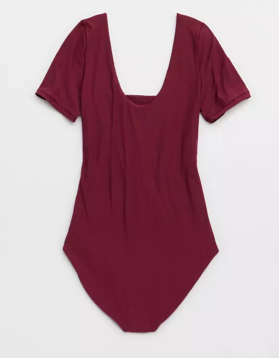 SMOOTHEZ Short Sleeve Square Neck Bodysuit - Image 4