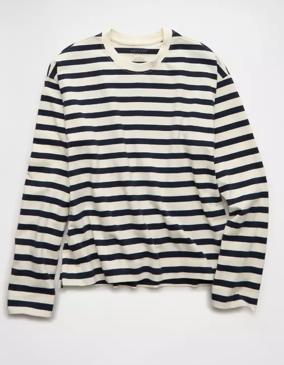 AE Striped Long Sleeve T-Shirt - Image 3