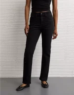 AE Stretch Super High-Waisted Bat Straight Jean