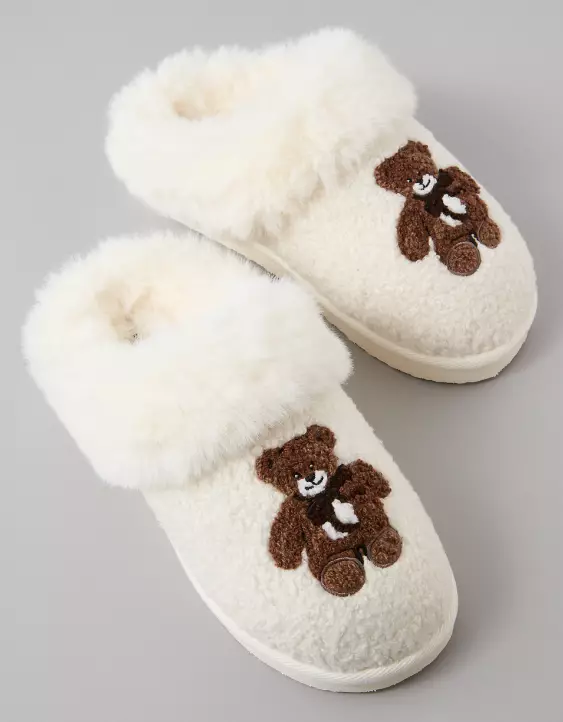 AE Teddy Bear Scuff Slipper - Image 3