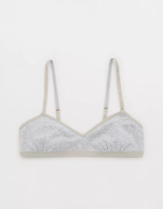 Superchill Shine Pointelle Triangle Bralette - Image 4