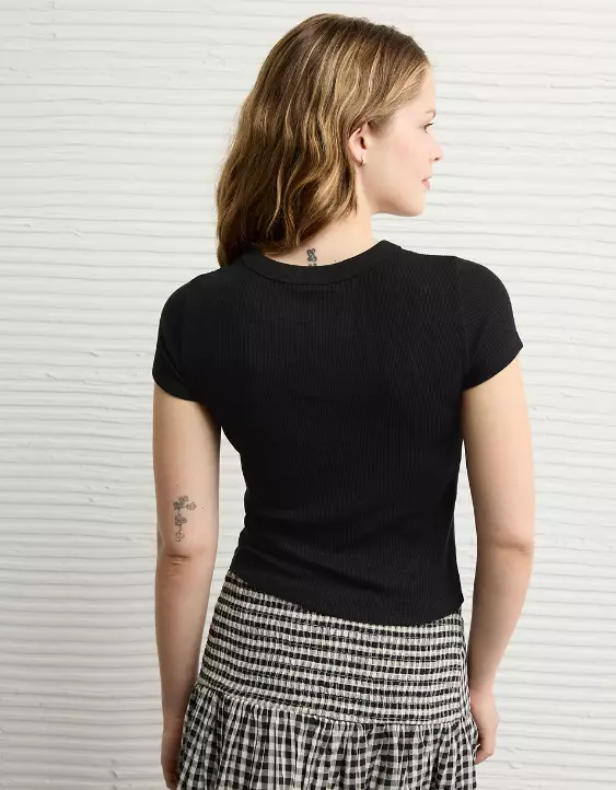 AE Waffle Baby Tee - Image 2