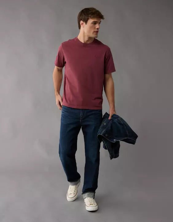 AE Logo Lived-In T-Shirt - Image 5