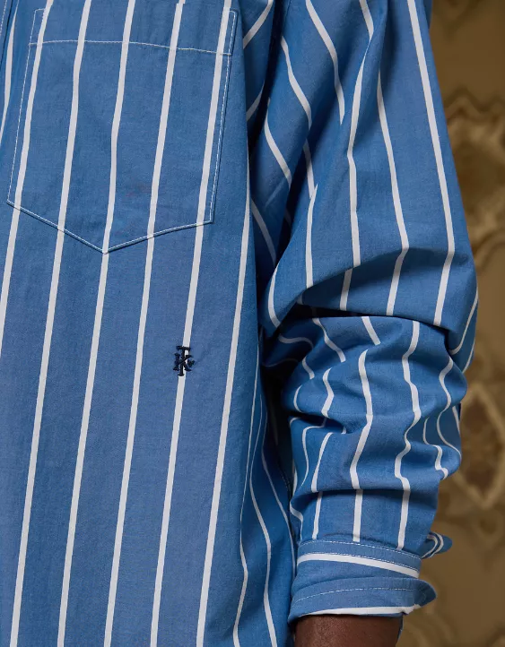 AE x Tru Kolors Poplin Striped Shirt - Image 8