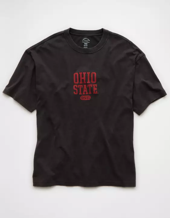 AE Boxy Ohio State Buckeyes Graphic T-Shirt - Image 3
