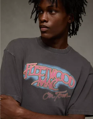 AE Boxy Fleetwood Mac Graphic T-Shirt
