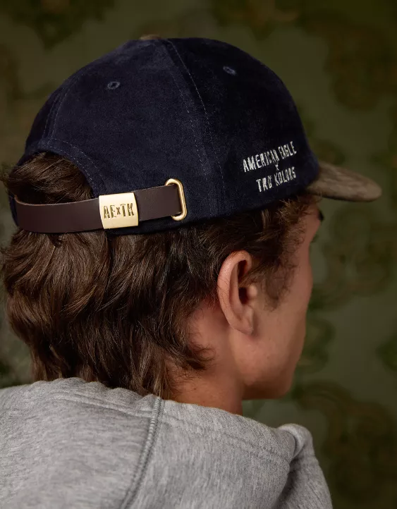 AE x Tru Kolors Suede Baseball Hat - Image 2