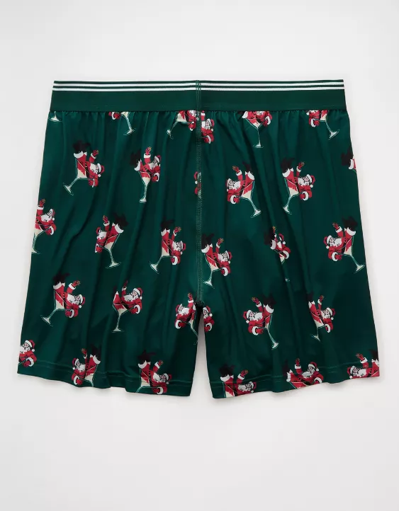 AEO Men's Ultra Soft Santa Pocket Boxer Short - Image 4