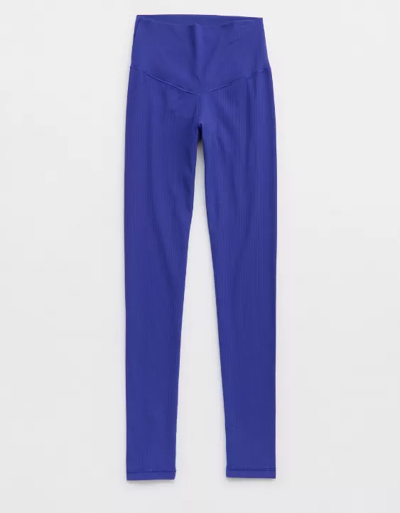 OFFLINE By Aerie Real Me XTRA High Waisted Ribbed Legging - Image 4