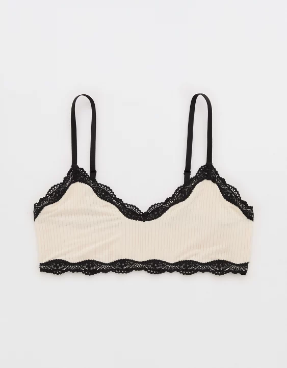 Superchill Modal Lace Trim Bralette - Image 3