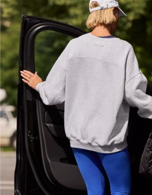 OFFLINE By Aerie Cloud Fleece Oversized Crewneck Sweatshirt