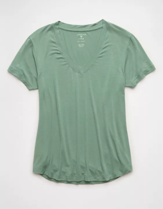 AE Soft & Sexy V-Neck T-Shirt - Image 3