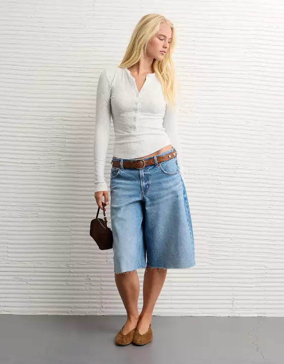 AE Long Sleeve Henley T-Shirt - Image 6