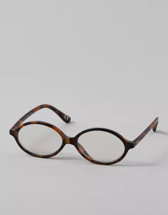 AE Round Tortoiseshell Blue Light Glasses - Image 4