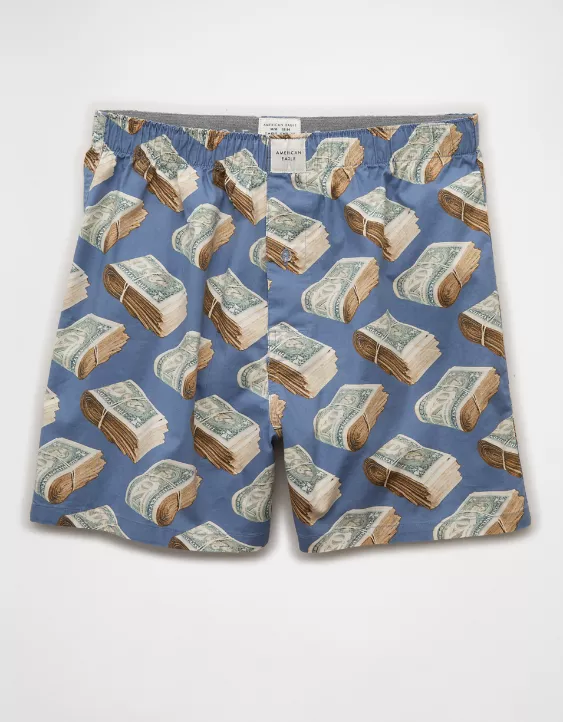 AEO Men's Dollar Bills Stretch Boxer Short - Image 3