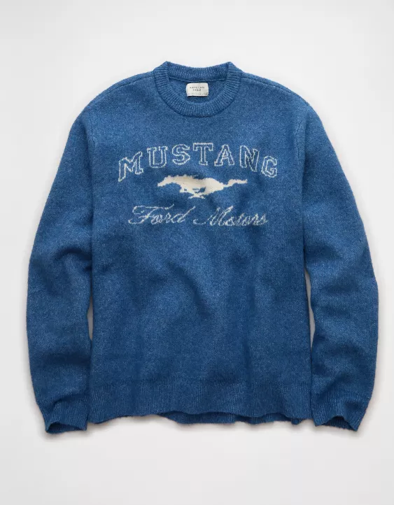 AE Cozy Cabin Ford Mustang Sweater - Image 3