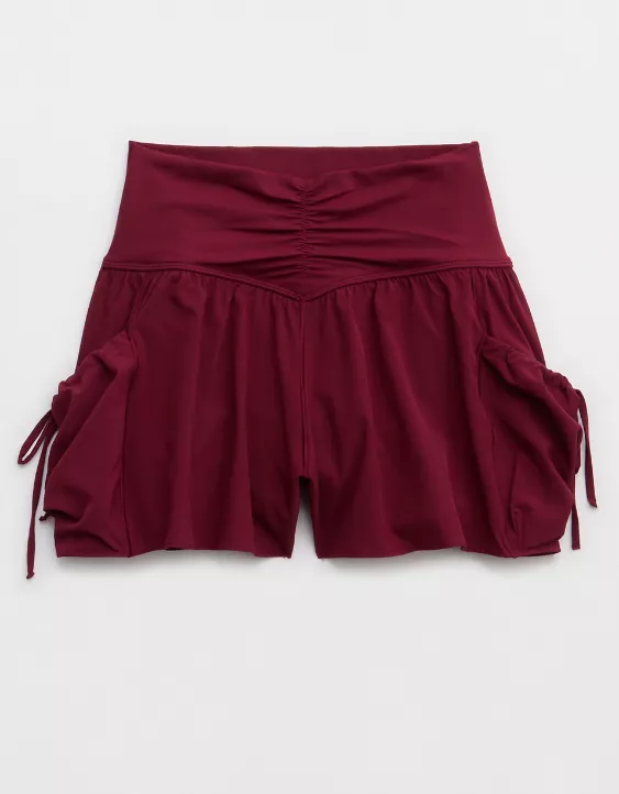OFFLINE By Aerie Real Me Ruched Pocket Flowy Short - Image 3