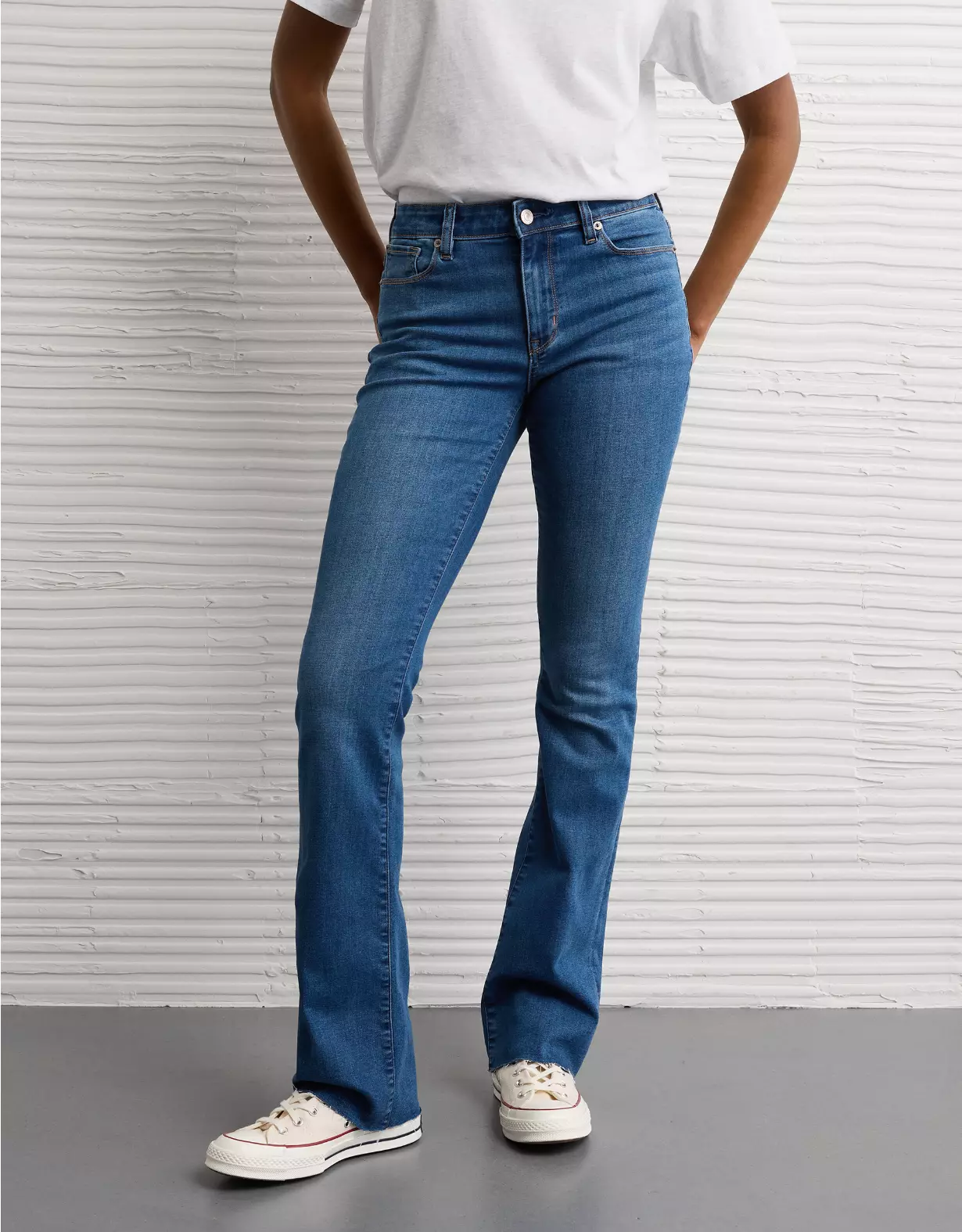 AE Next Level High-Waisted Skinny Kick Jean