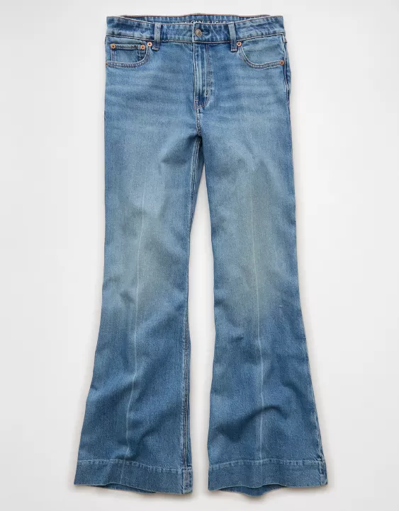 AE Stretch High-Waisted Flare Jean - Image 3