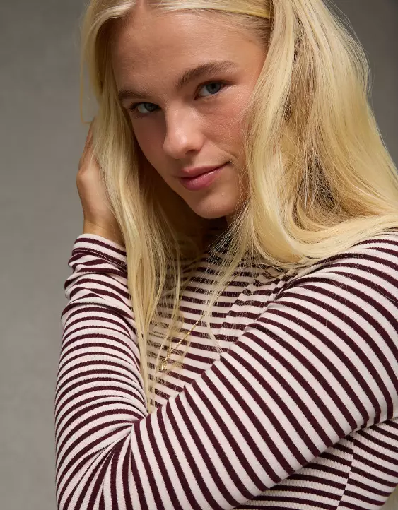 AE Long Sleeve Cozy Crew Neck T-Shirt - Image 6