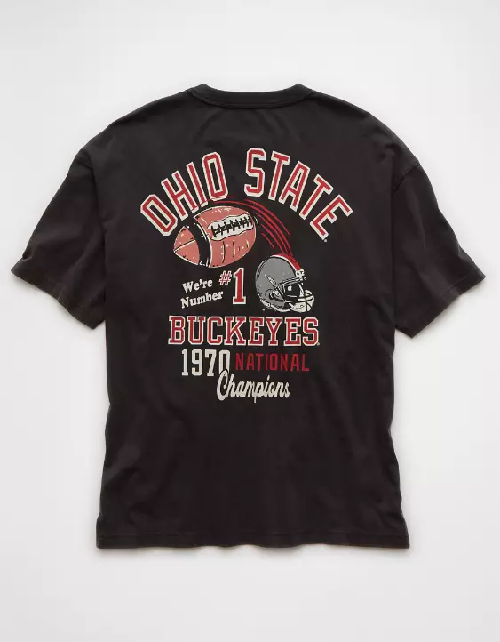 AE Boxy Ohio State Buckeyes Graphic T-Shirt - Image 4