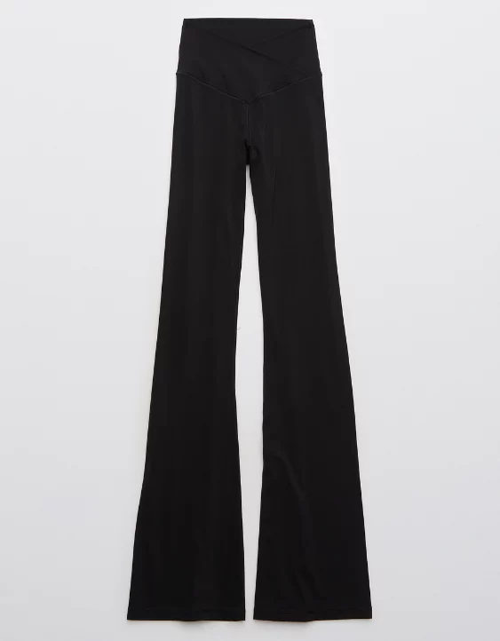 OFFLINE By Aerie Real Me High Waisted Crossover Flare Legging - Image 6