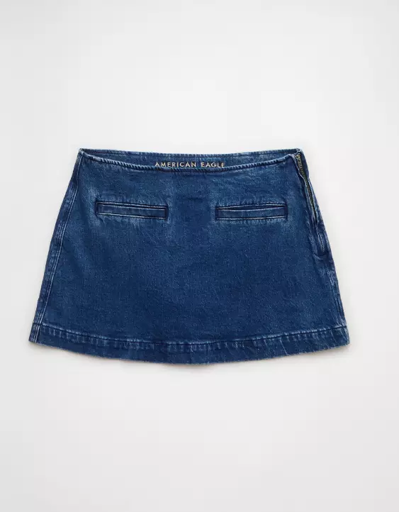 AE It Knit Denim Skort - Image 3