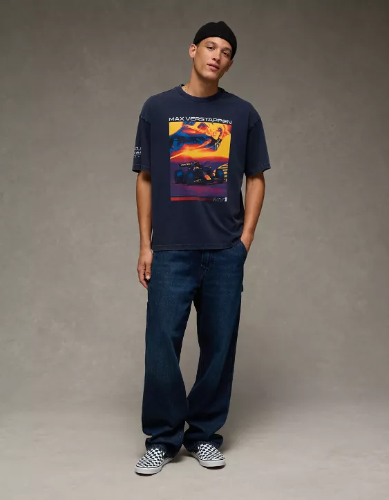 Oracle Red Bull Racing x AE Boxy Graphic T-Shirt - Image 5