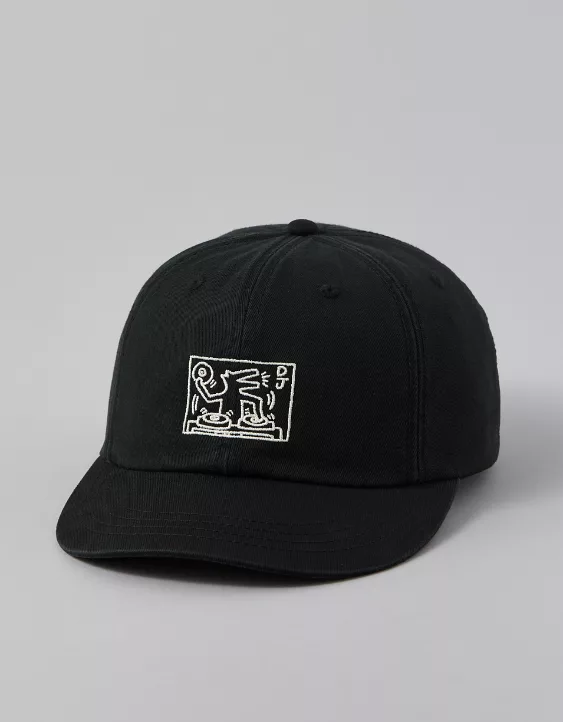 AE Embroidered Keith Haring Dad Baseball Hat - Image 3